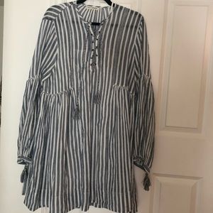 Ulla Johnson Striped Linen Dress